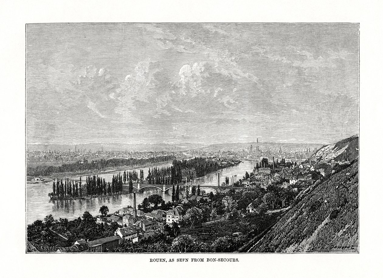 Rouen, Normandía, Francia, 1879 de Unbekannt