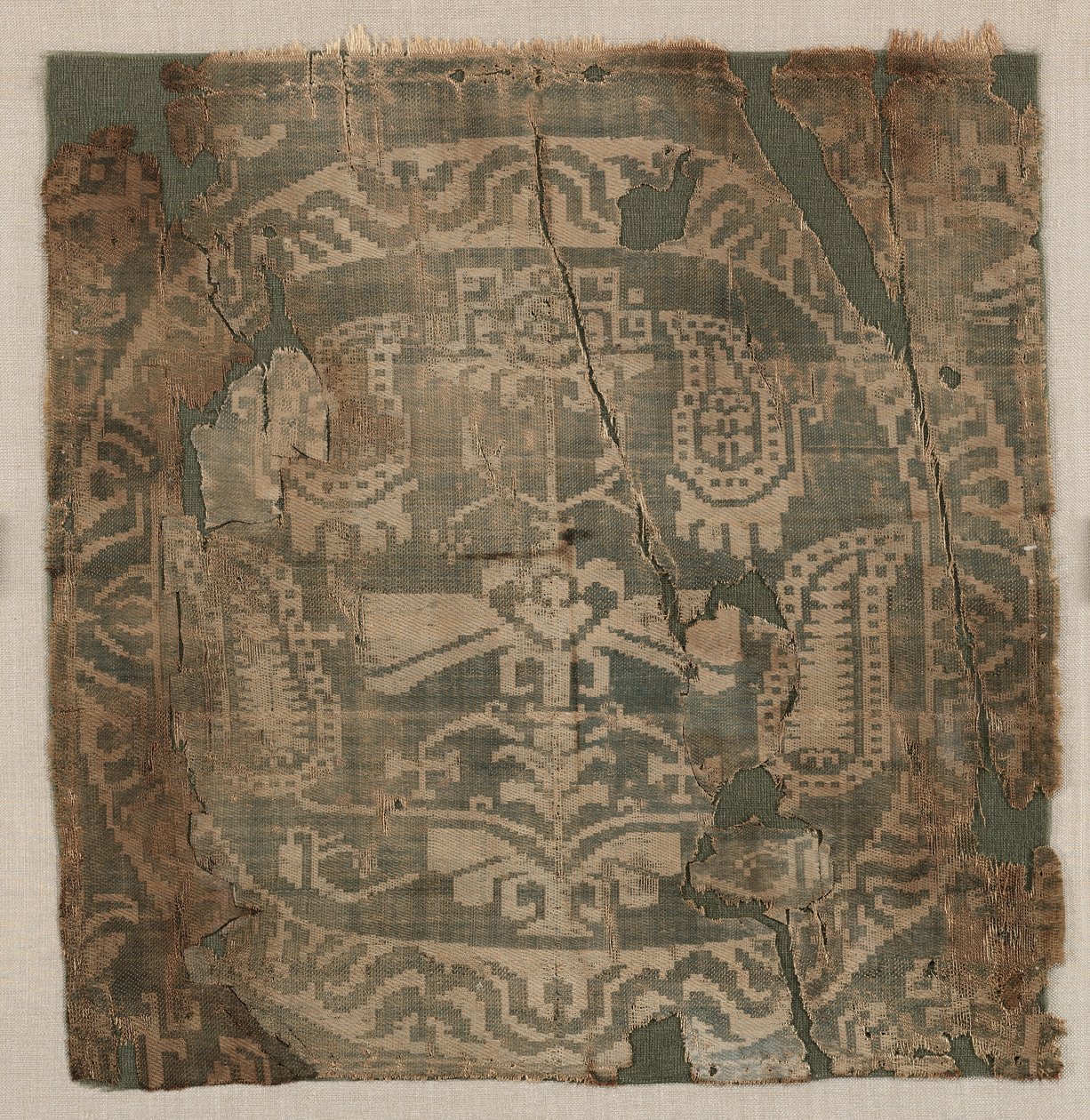 Rondel con árbol de palmeta angular, de una túnica, 650-850 de Unbekannt