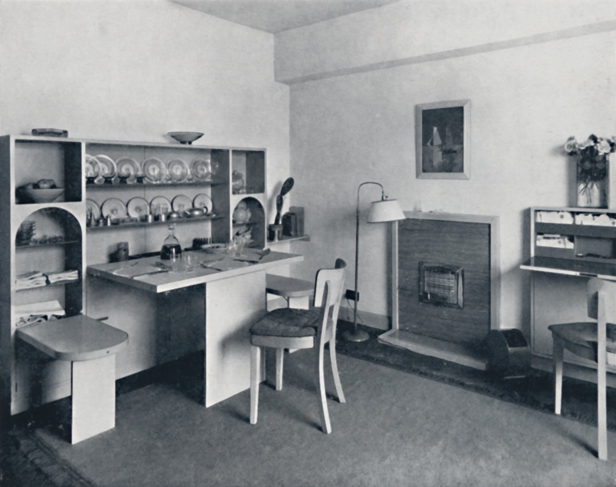 Galería Rowley de Arte Decorativo Ltd - Comedor-sala de estar combinados, 1939 de Unbekannt