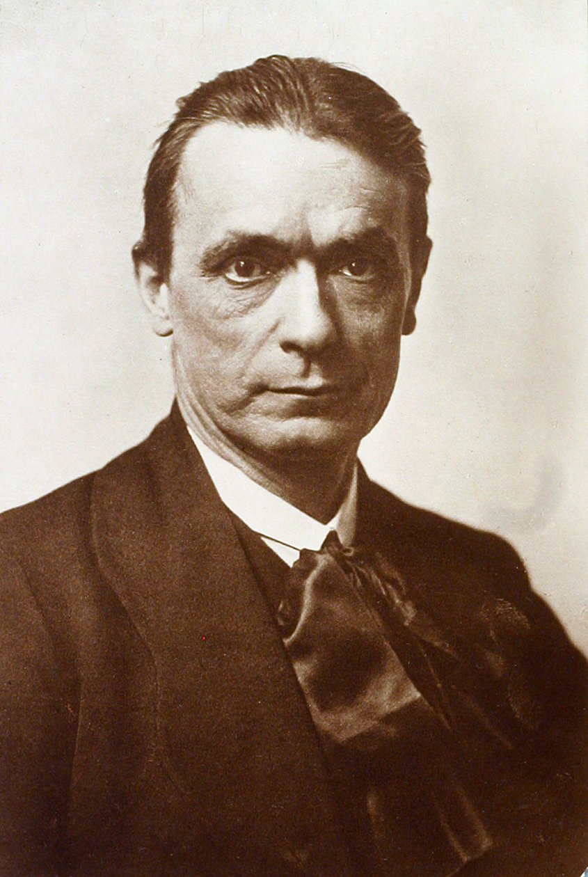 Rudolf Steiner, filósofo austriaco, pensador social y esoterista, 1916 de Unbekannt