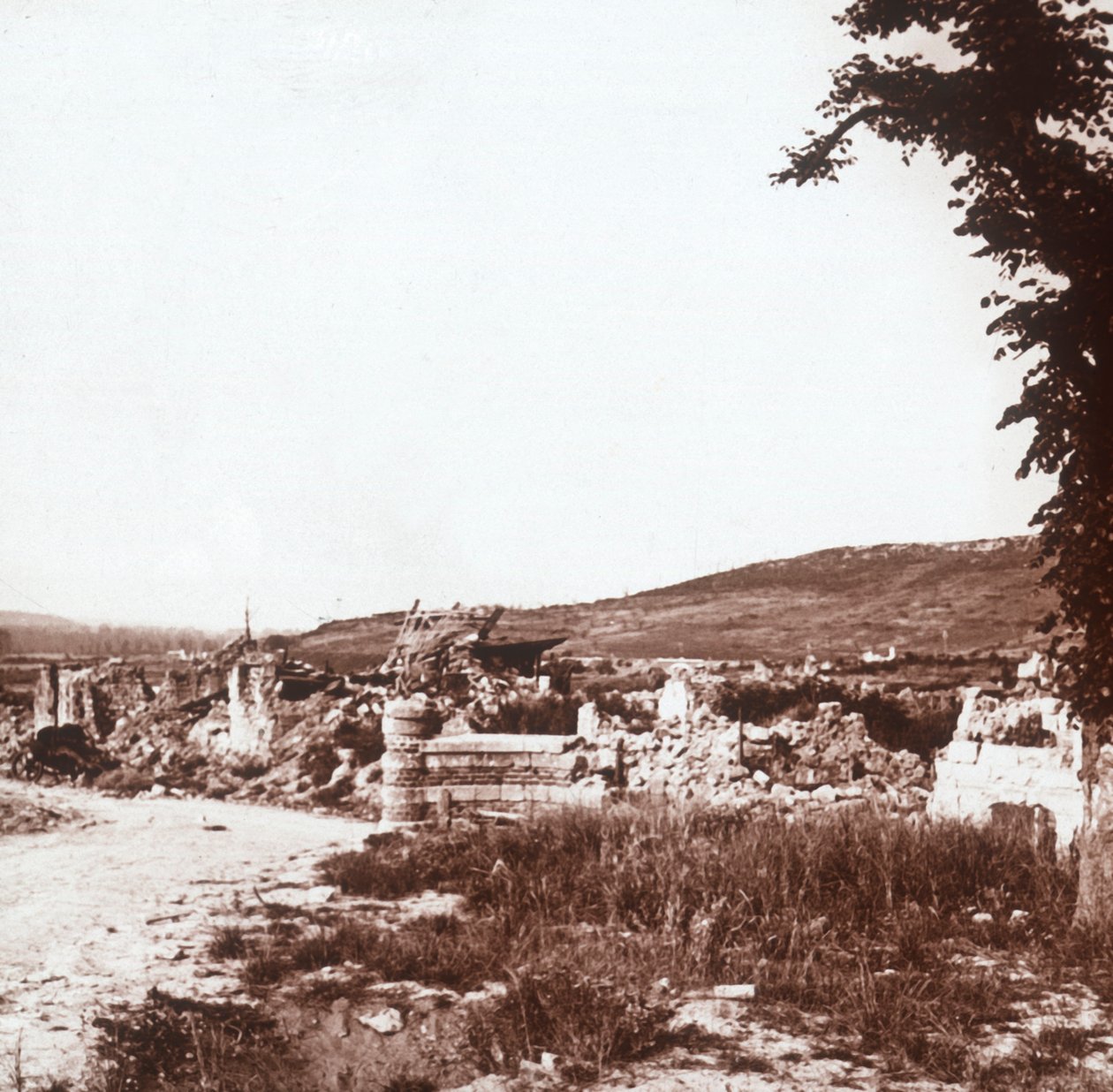 Ruinas, Chauny, norte de Francia, c1914-c1918 de Unbekannt