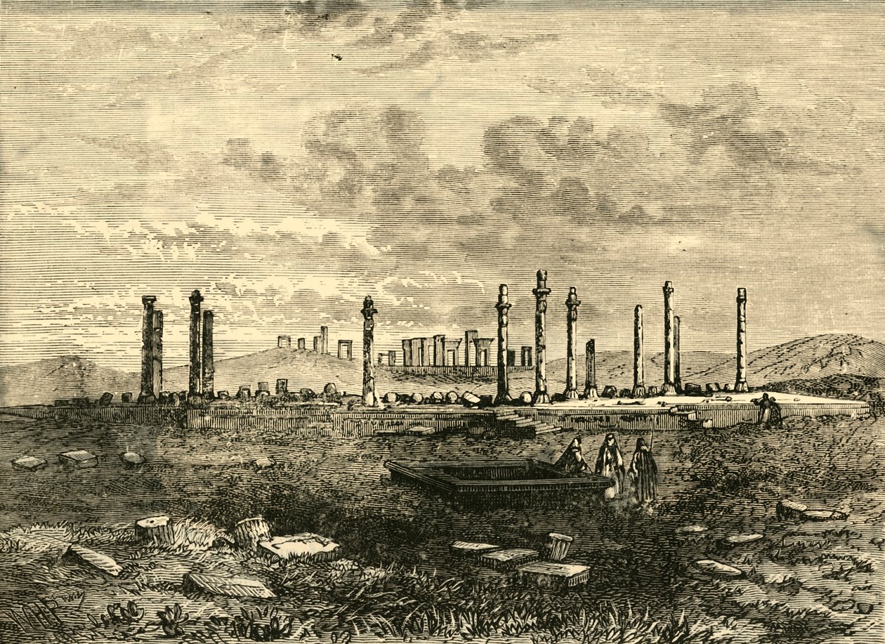 Ruinas en Persépolis, 1890 de Unbekannt