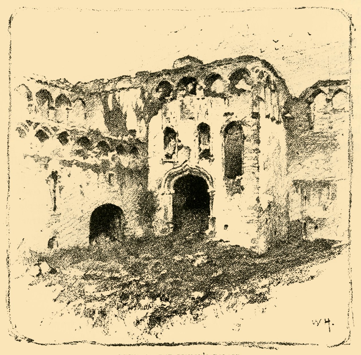 Ruinas del Palacio del Obispo, 1898 de Unbekannt