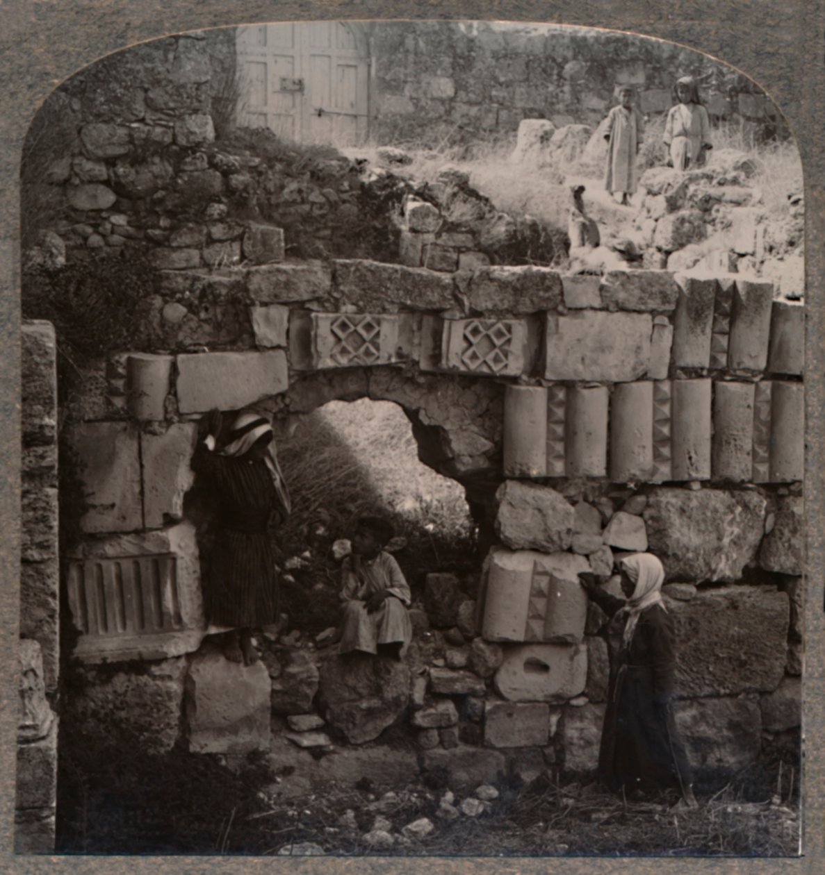 Ruinas de la Casa de Lázaro, c1900 de Unbekannt
