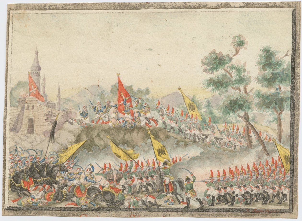 El ejército ruso capturó la fortaleza de Izmail en 1790, 1829 de Unbekannt