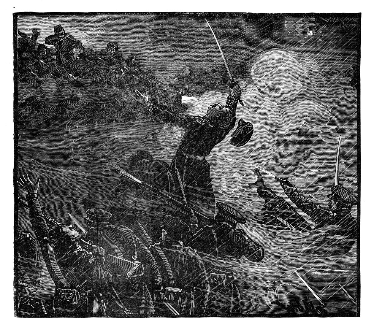 Repulsión rusa en Silistria, siglo XIX, 1888 de Unbekannt