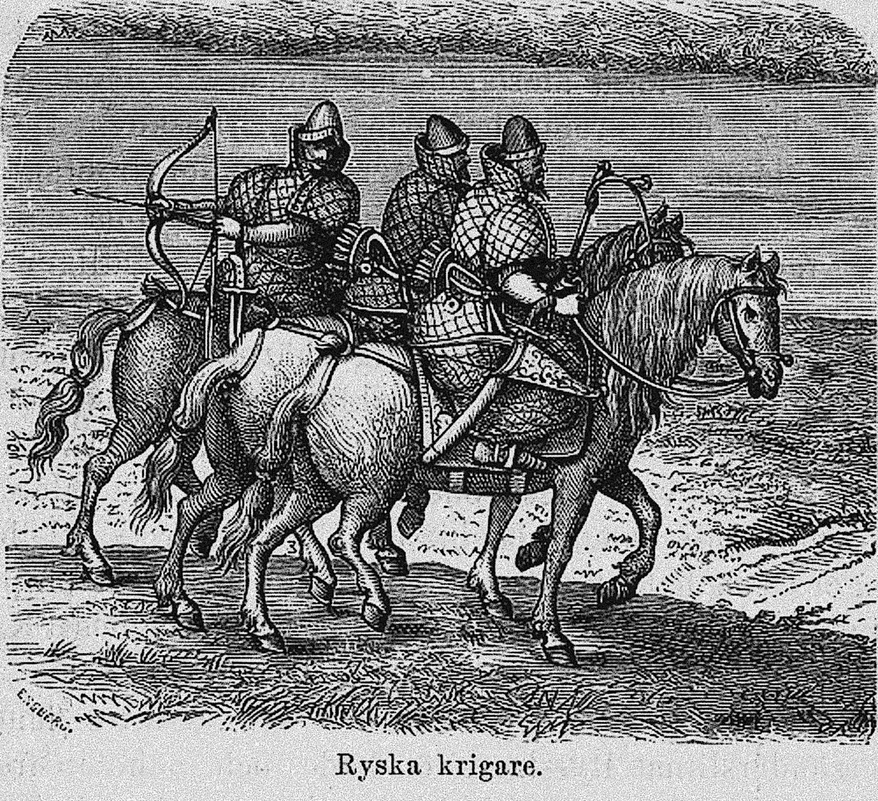 Guerreros Rusos, c. 1620 de Unbekannt