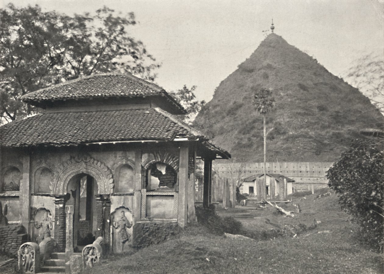 Ruwanwali Dagoba en Anuradhapura. Lado este de Unbekannt