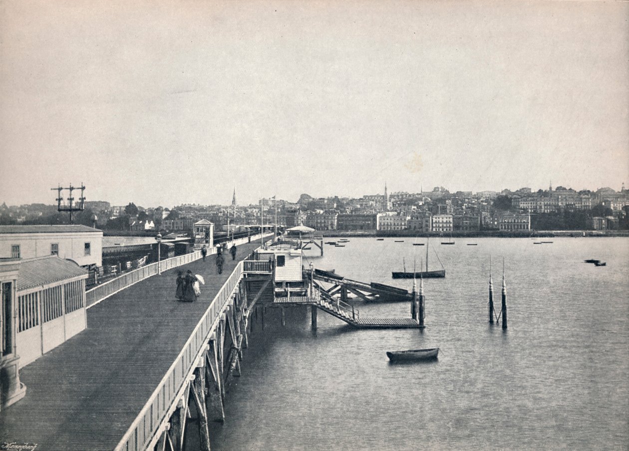 Ryde - Vista desde el Muelle, 1895 de Unbekannt