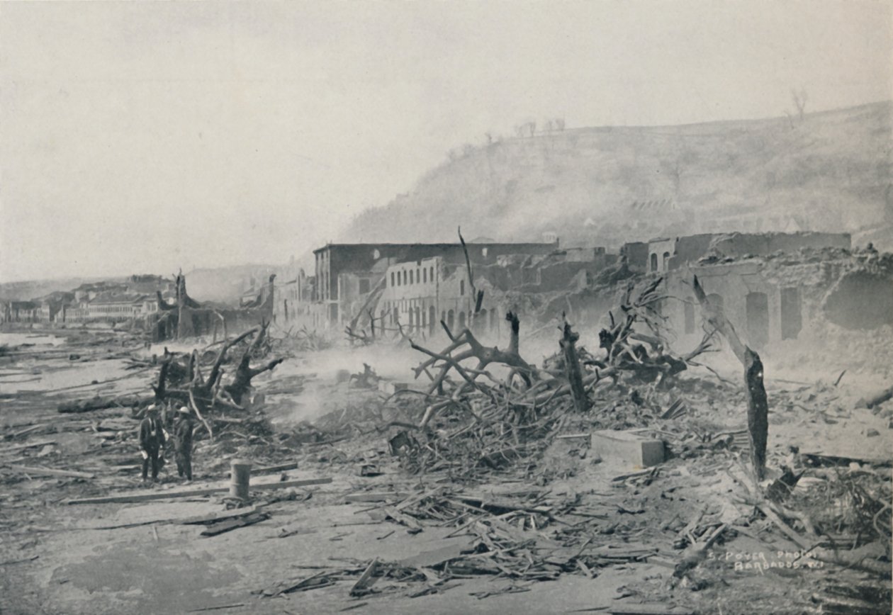 S. Pierre Después de la Erupción, 1916 de Unbekannt