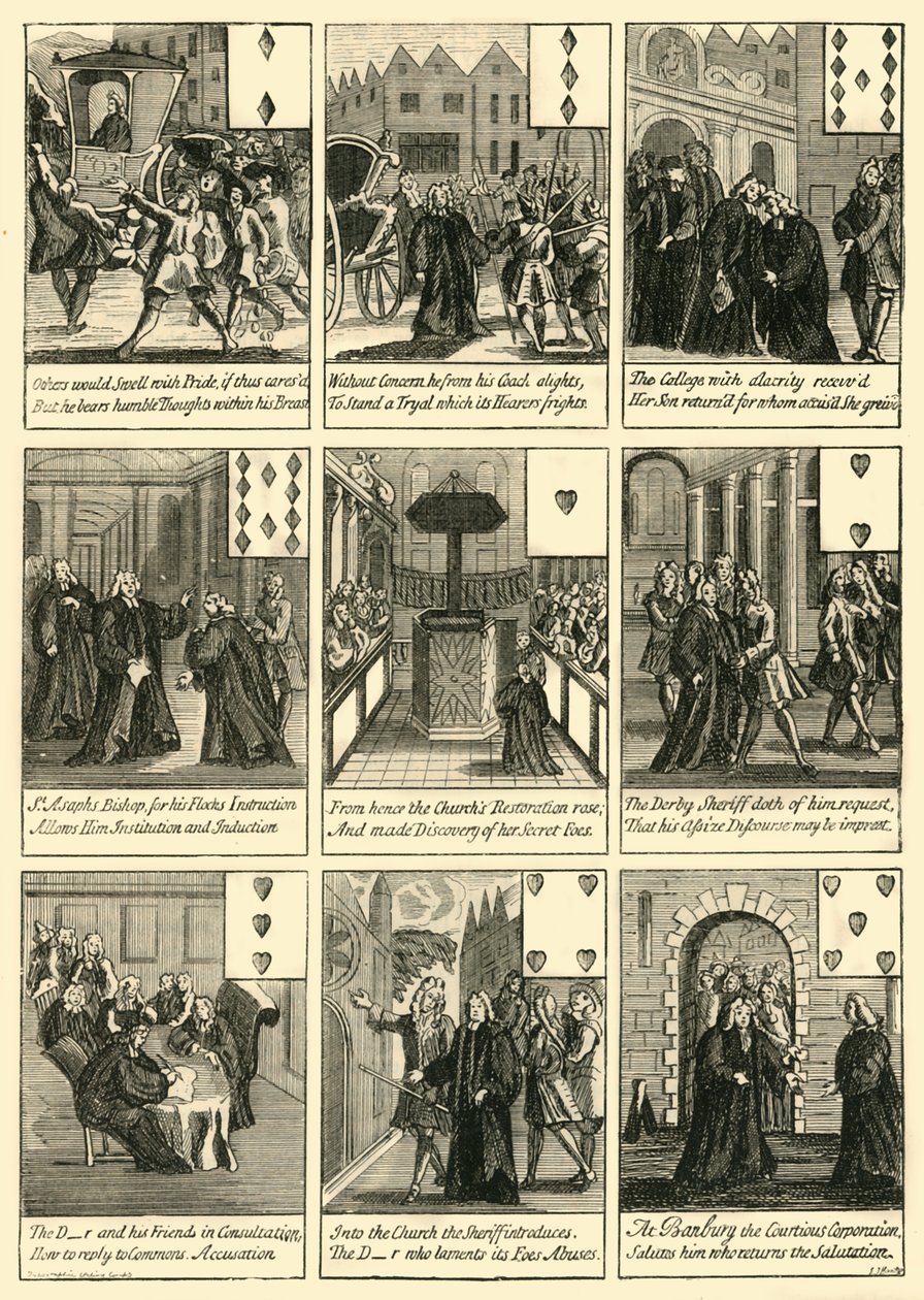 Cartas de Sacheverell, c. 1872 de Unbekannt