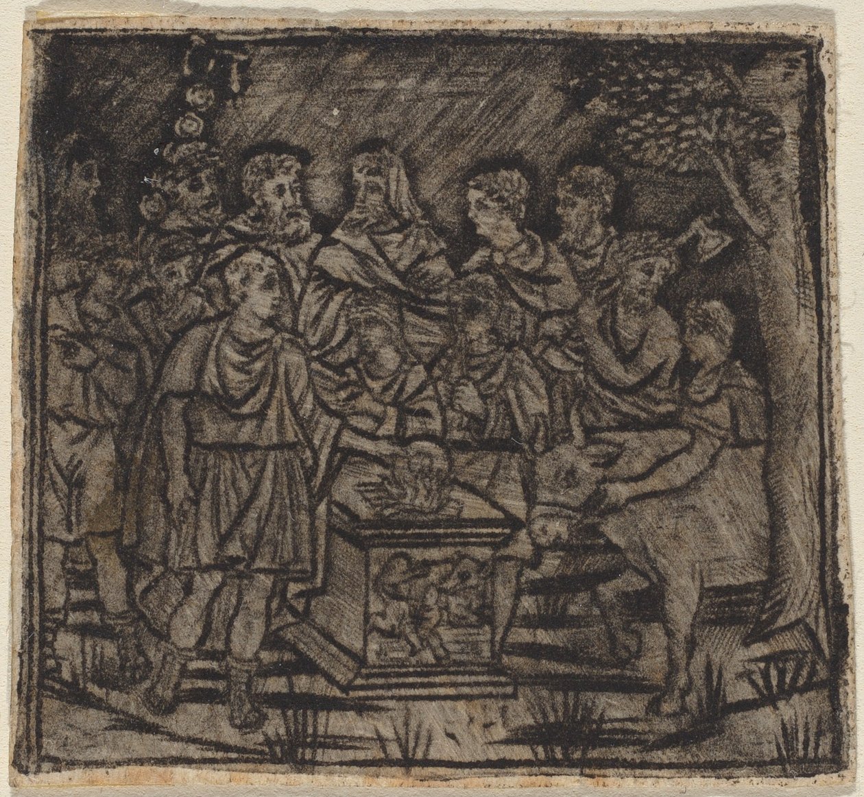 Sacrificio, c. 1510-1530 de Unbekannt