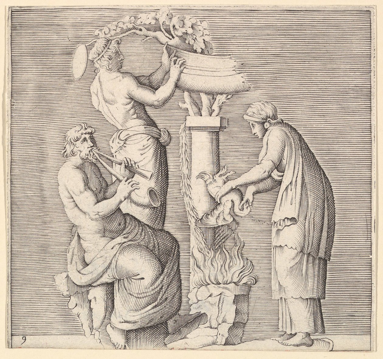 Sacrificio de un Cisne de Unbekannt