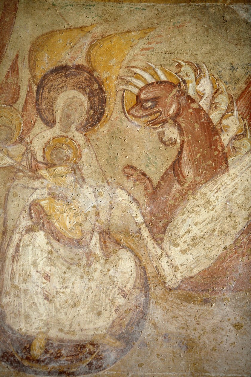Abadía de Saint-Savin, pintura: Apocalipsis, Saint-Savin-sur-Gartempe, Francia de Unbekannt