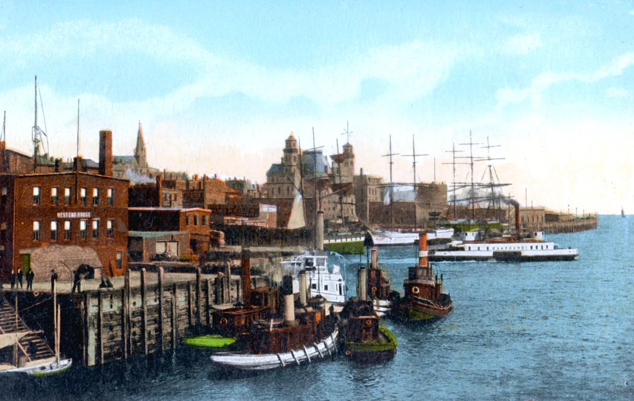Puerto de Saint John, Saint John, New Brunswick, Canadá, c. 1900s de Unbekannt