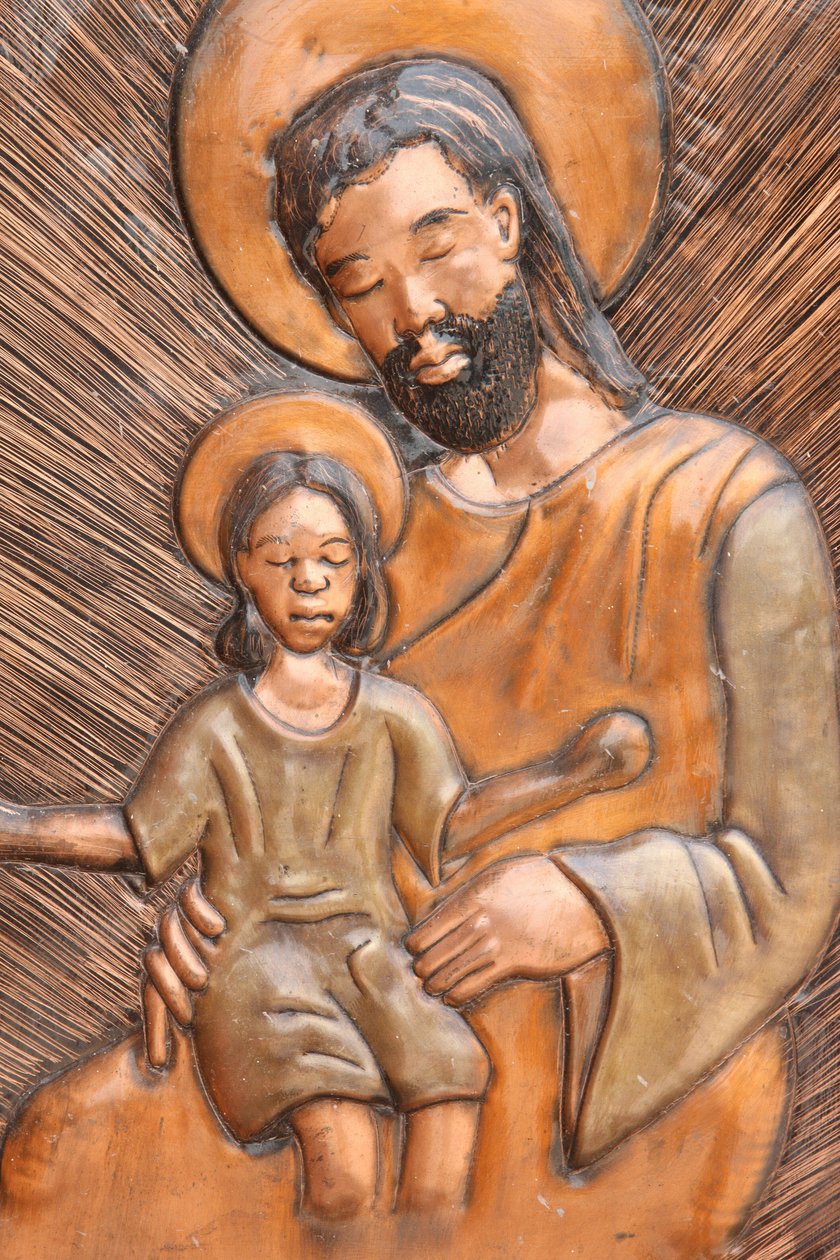 Estatua de San José y Jesús Brazzaville Congo de Unbekannt