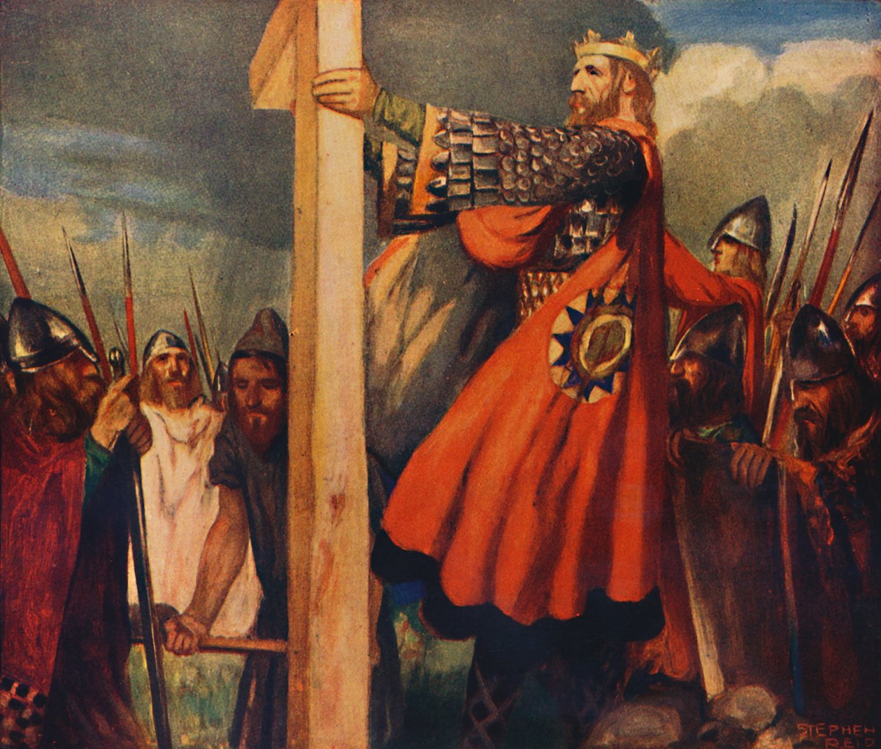San Oswaldo en Hevenfelth, 1912 de Unbekannt