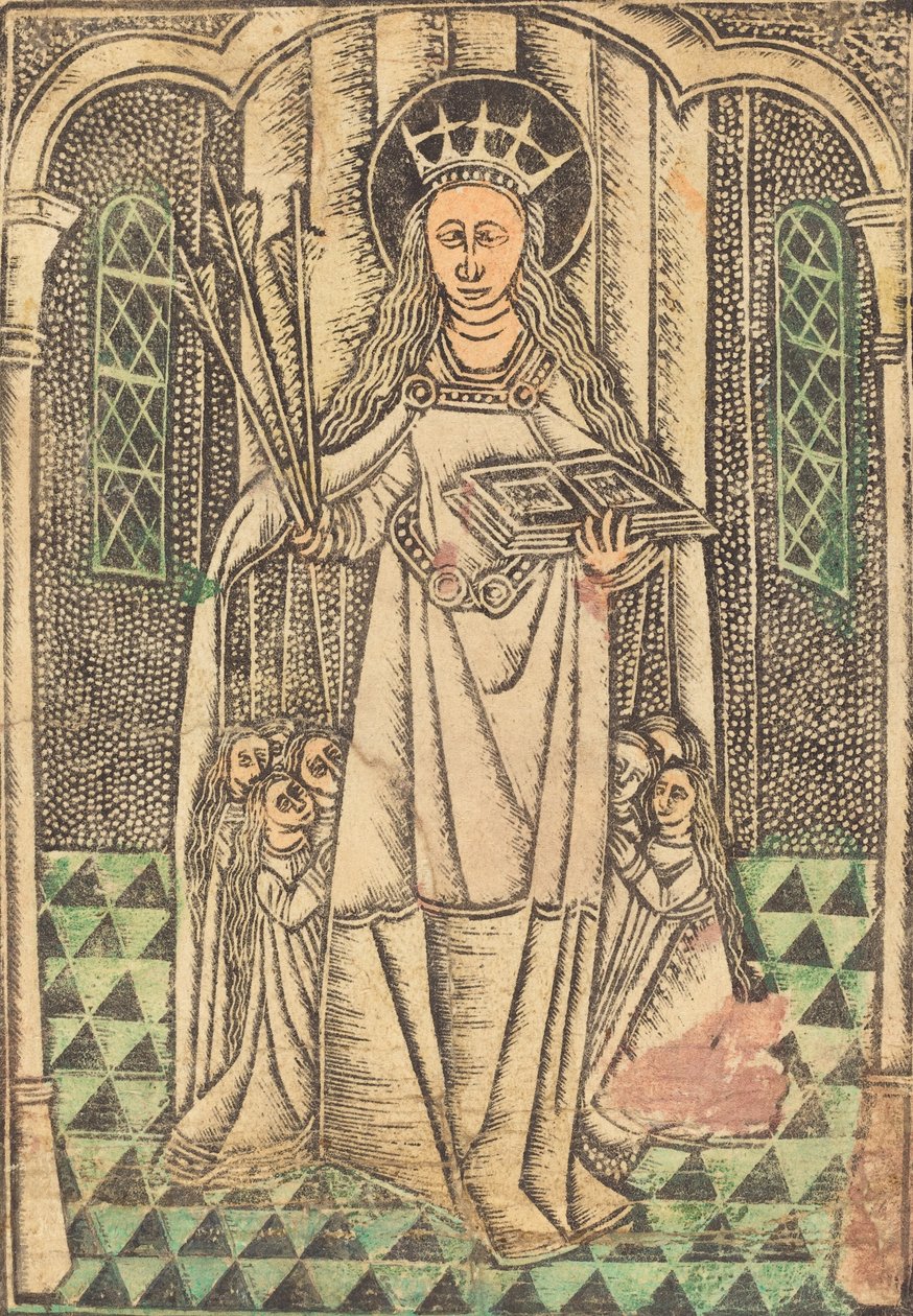 Santa Úrsula como Protectora de Unbekannt