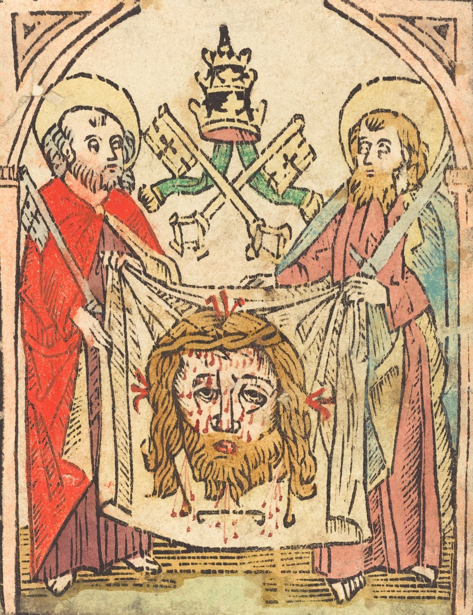 San Pedro y San Pablo con el Sudario, en o después de 1475 de Unbekannt