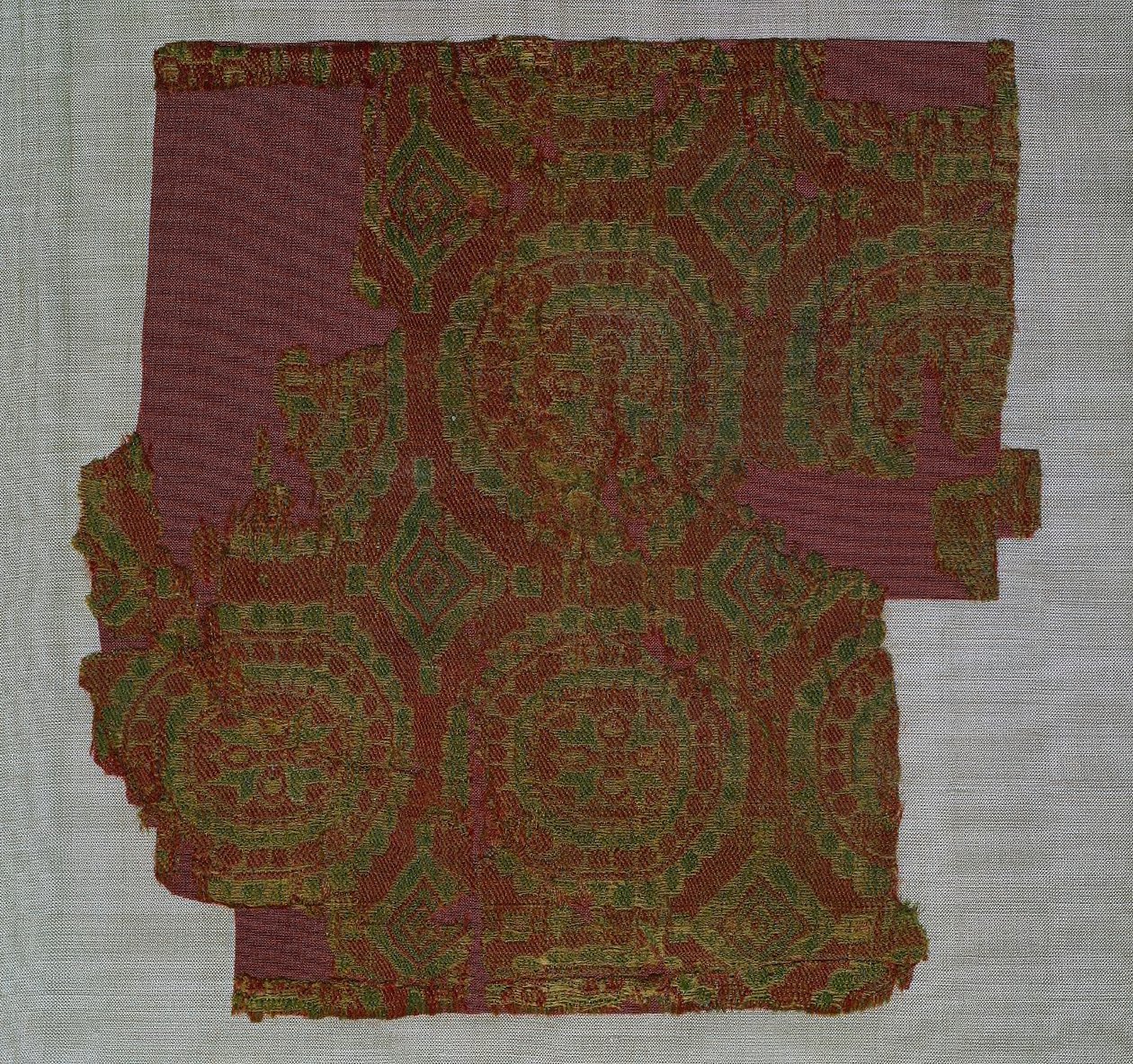 Samito con medallones de rosetas, siglos VII-VIII de Unbekannt