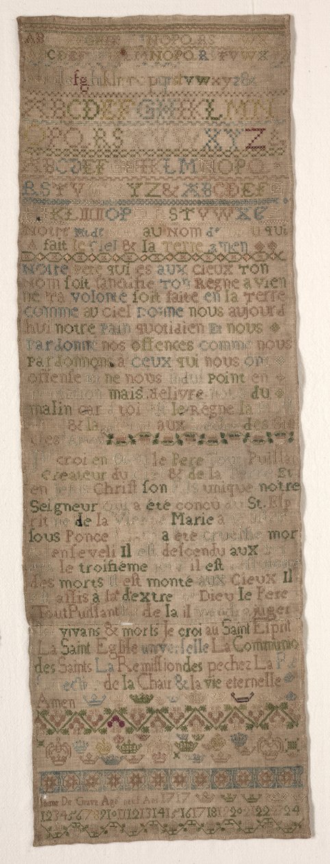 Muestrario, 1717 de Unbekannt