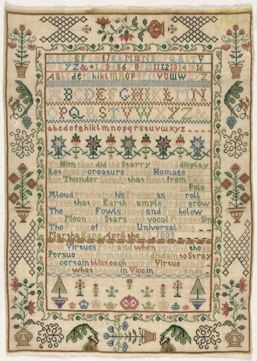 Muestrario, 1803 de Unbekannt