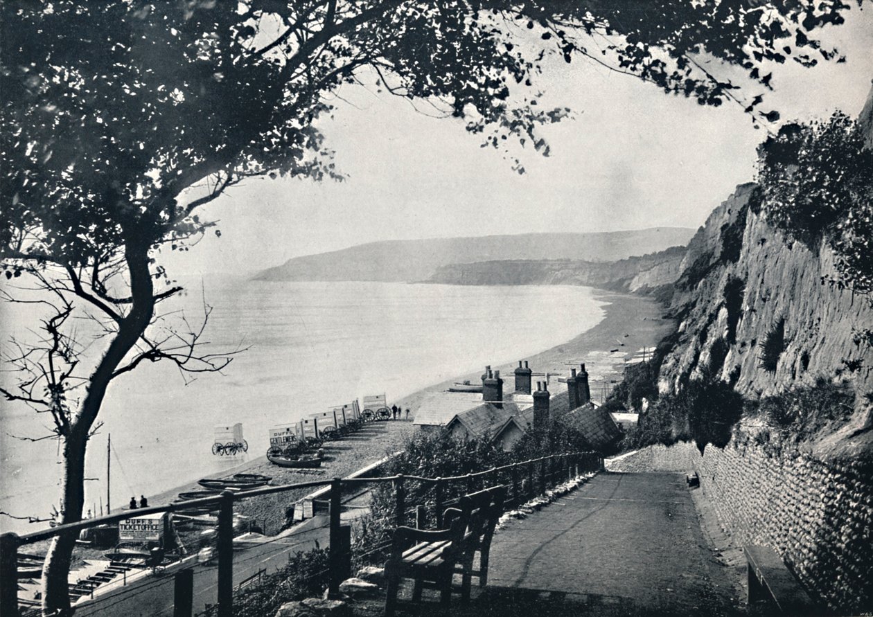 Sandown - La Playa de Baño, 1895 de Unbekannt