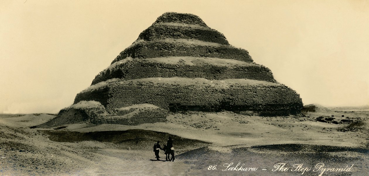 Saqqara - La Pirámide Escalonada, c1918-c1939 de Unbekannt
