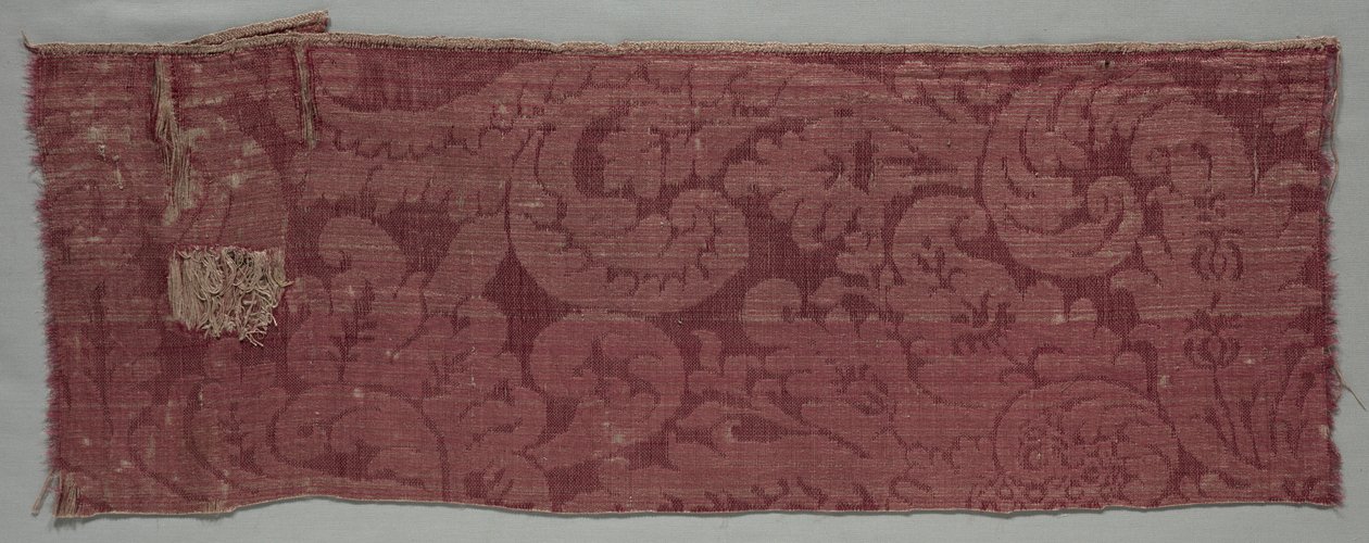 Textil de satén, finales de 1600 de Unbekannt