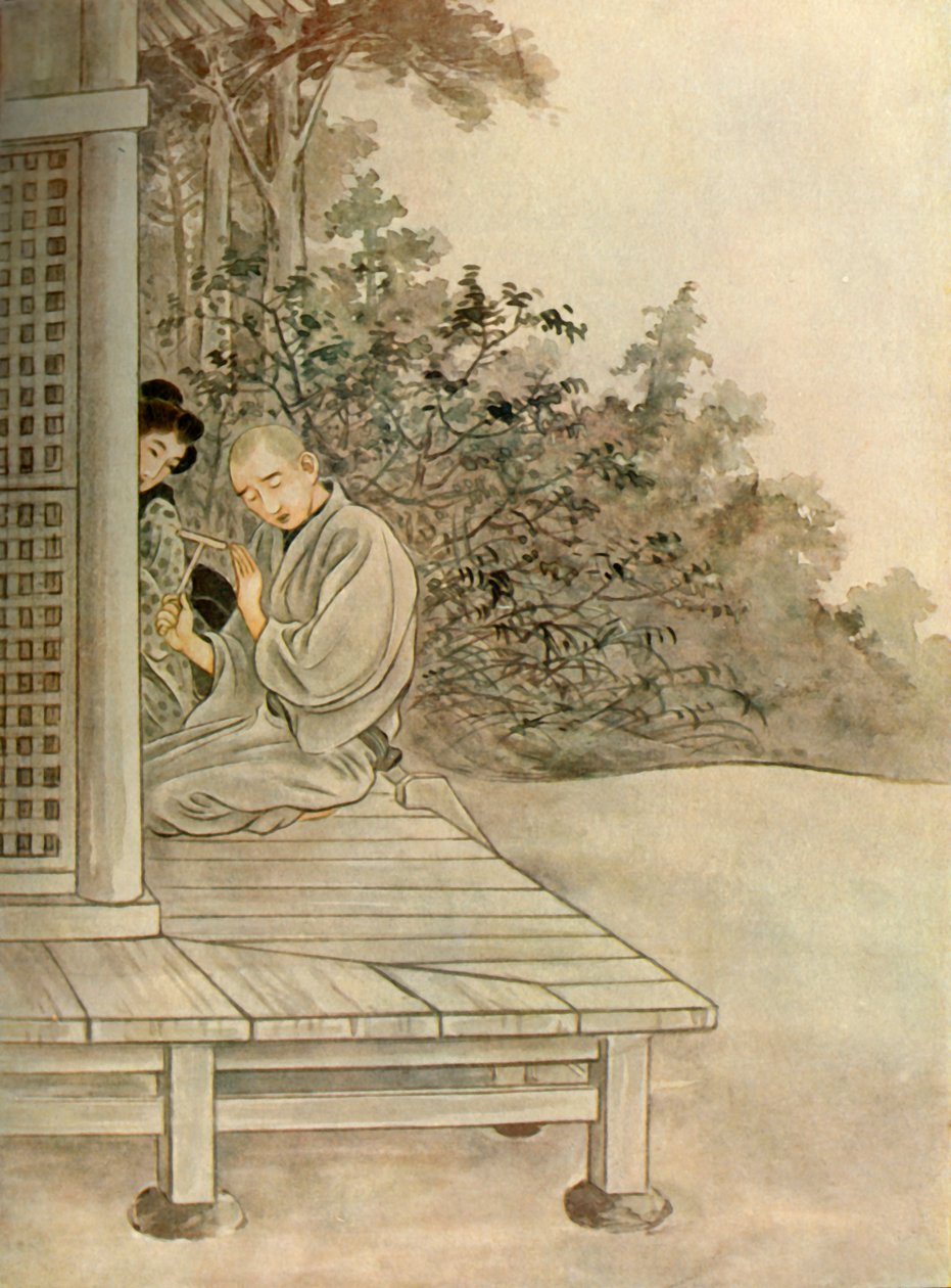 Sawaichi... repitió la invocación budista: Namu Amida Butsu, 1919 de Unbekannt