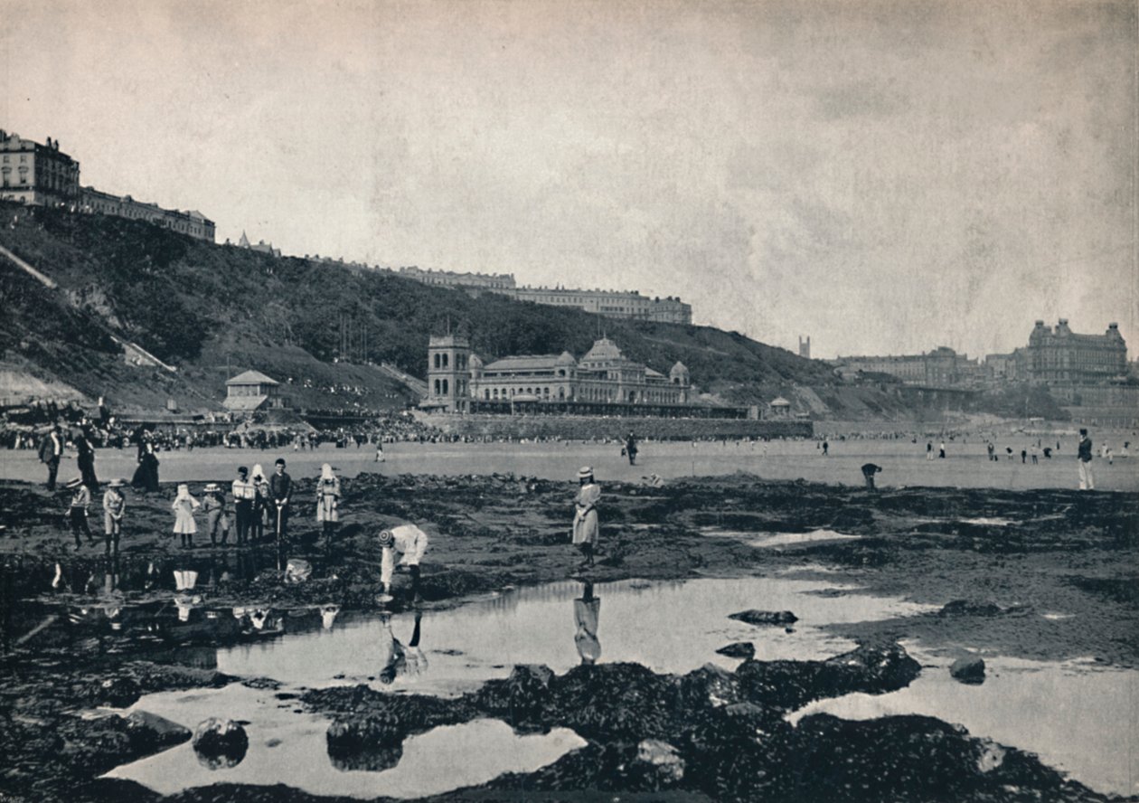 Scarborough - Vista desde las rocas, 1895 de Unbekannt