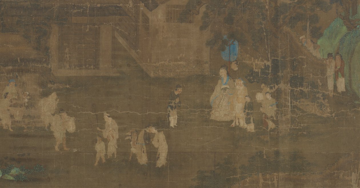 Escenas de las vidas de hombres famosos, parte 1, dinastía Ming, siglos XVI-XVII de Unbekannt