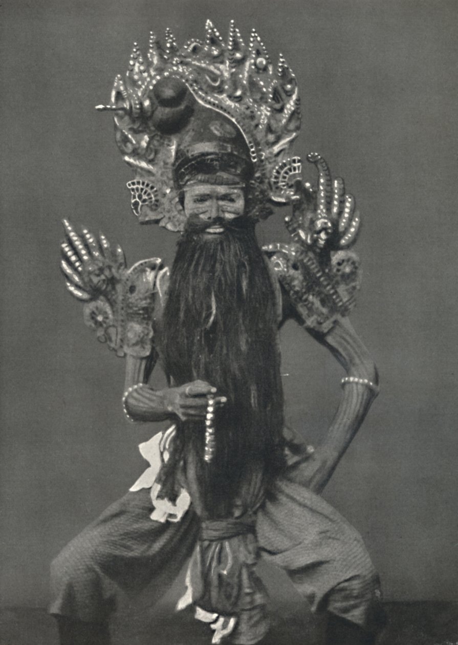 Actor como Guruswamin el superior de los maestros espirituales, 1926 de Unbekannt