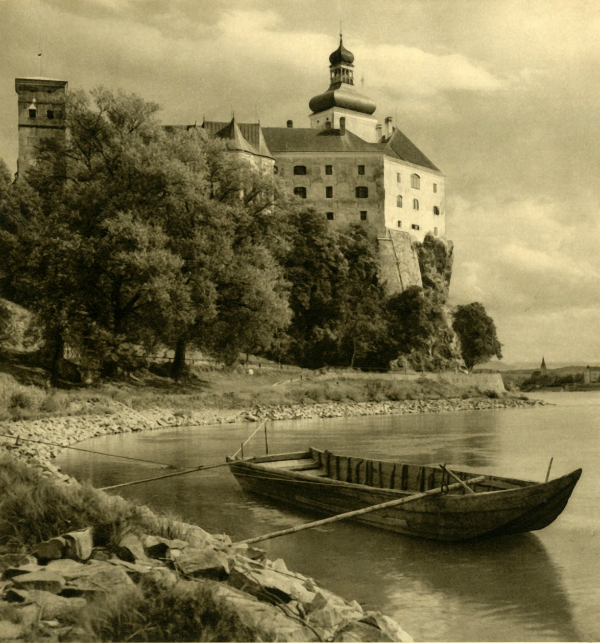 Castillo Persenbeug, Wachau, Baja Austria, c.1935 de Unbekannt