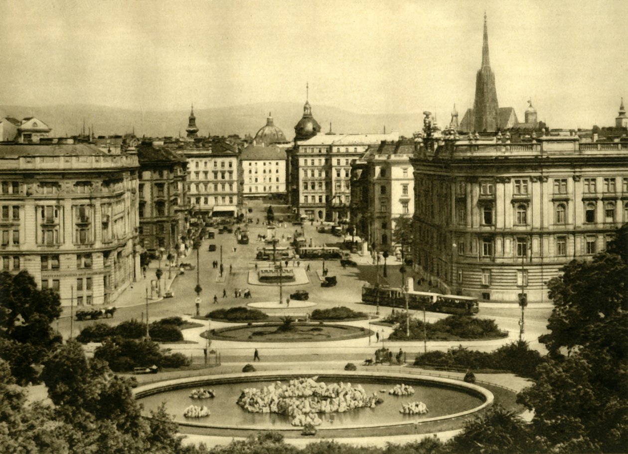 Schwarzenbergplatz, Viena, Austria, c. 1935 de Unbekannt