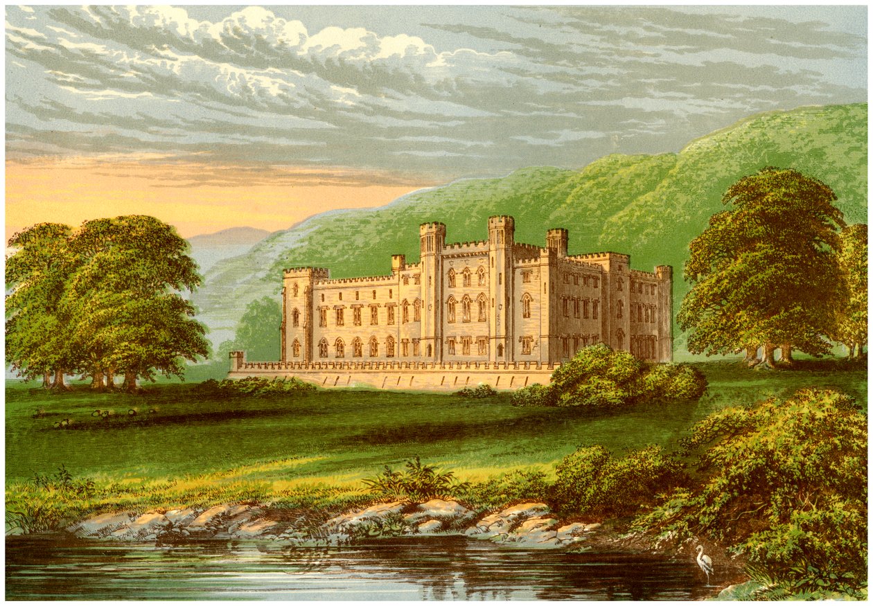 Palacio de Scone, Perthshire, Escocia, hogar del Conde de Mansfield, c1880 de Unbekannt