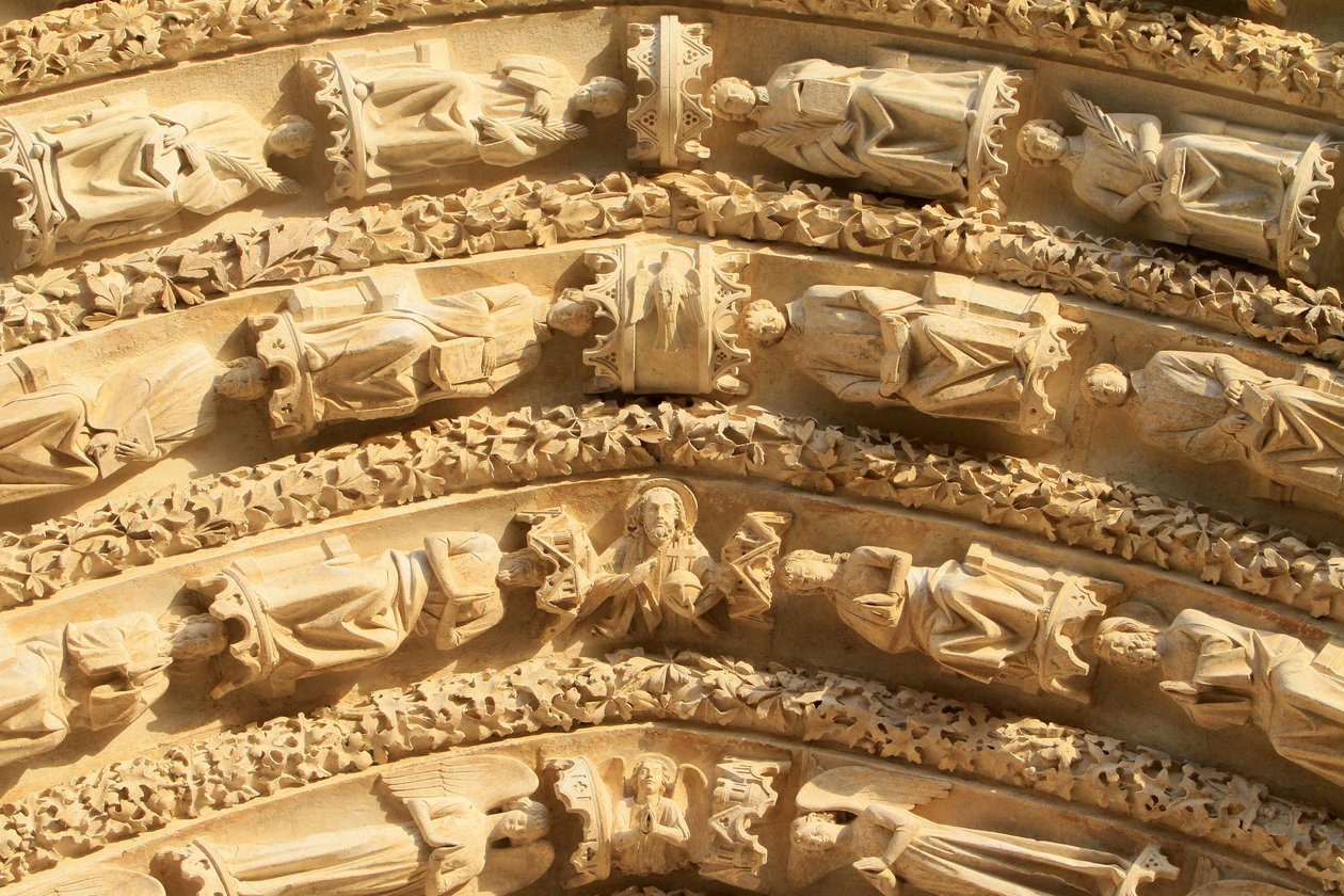 Esculturas. Catedral de San Esteban, Bourges, Francia de Unbekannt