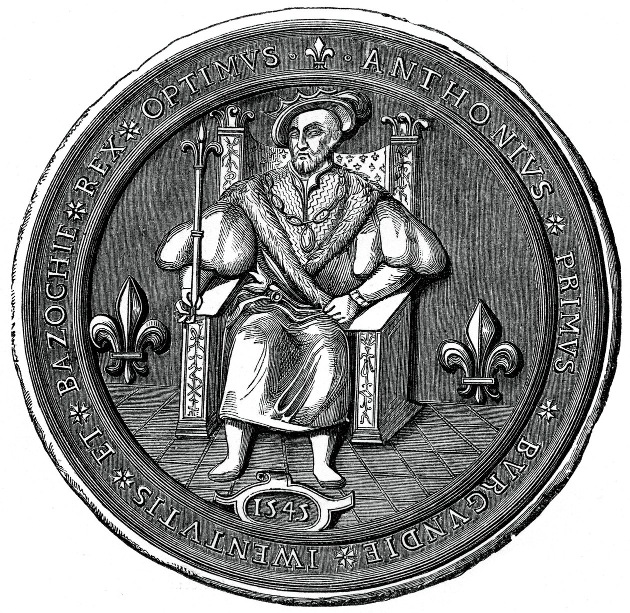 Sello del Rey de la Basoche, siglo XVI 1870 de Unbekannt