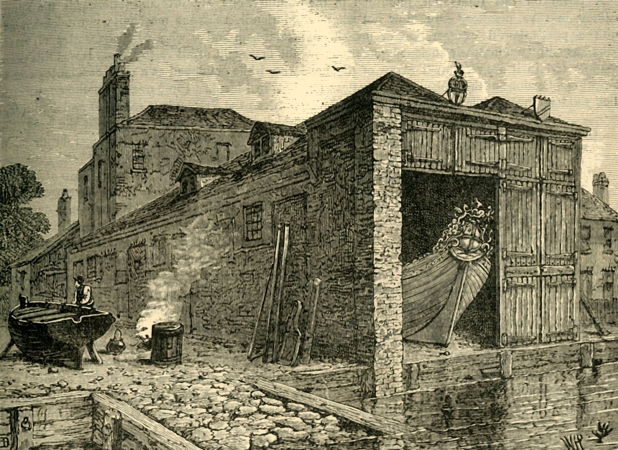 Astillero de Searles en 1830, c1878 de Unbekannt