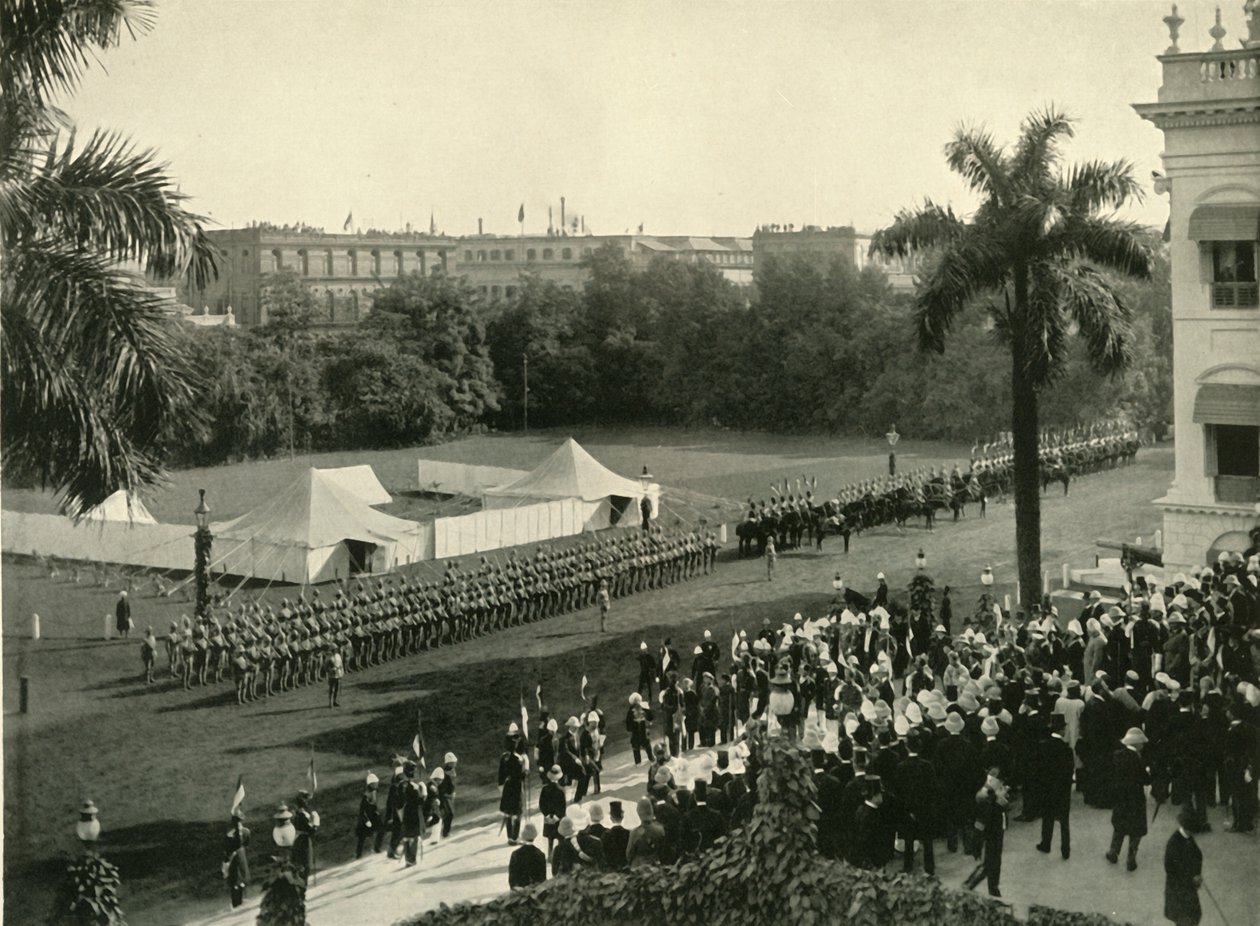 Segunda llegada de Lord Curzon a la Casa de Gobierno, 1904, 1925 de Unbekannt