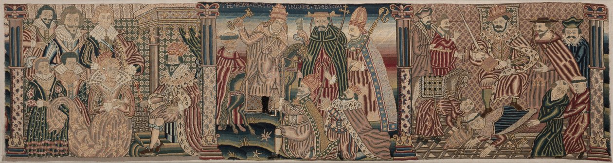 Secciones de un friso bordado, 1625-1649 de Unbekannt