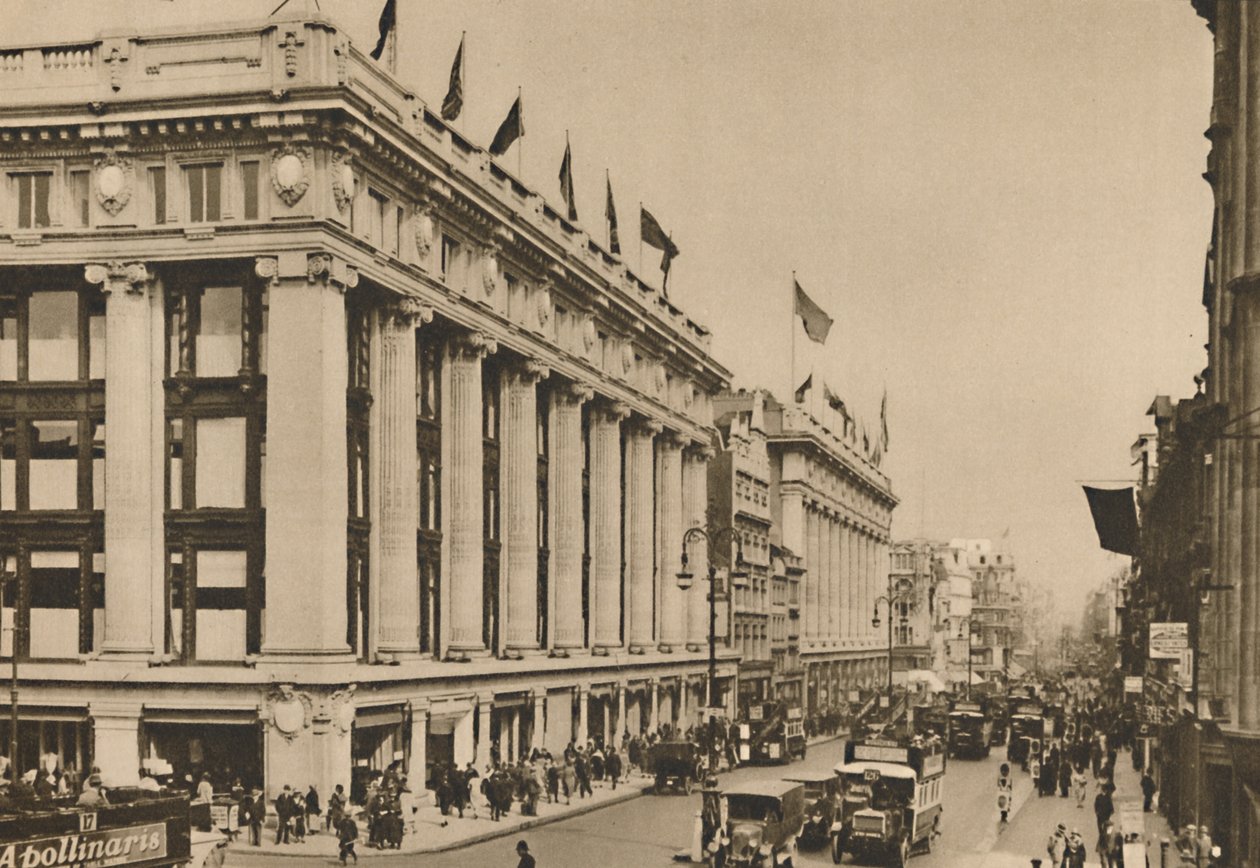 Selfridges y el último de los viejos comercios de Oxford Street que el edificio engulló de Unbekannt