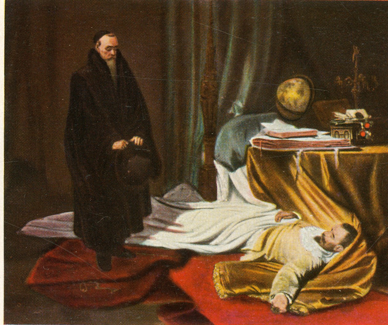 Seni con el cuerpo de Wallenstein, 26 de febrero de 1634 de Unbekannt