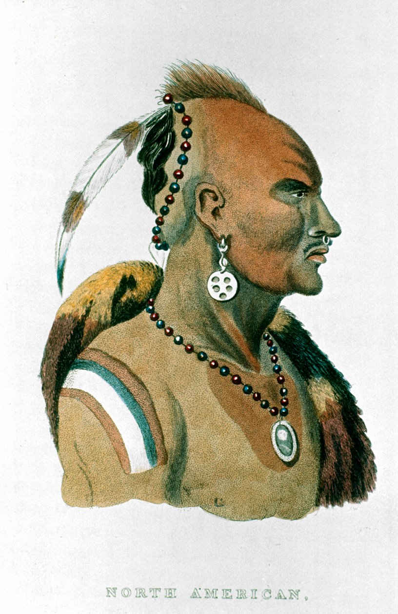 Sewessissing, jefe de los indios Iowa de Unbekannt