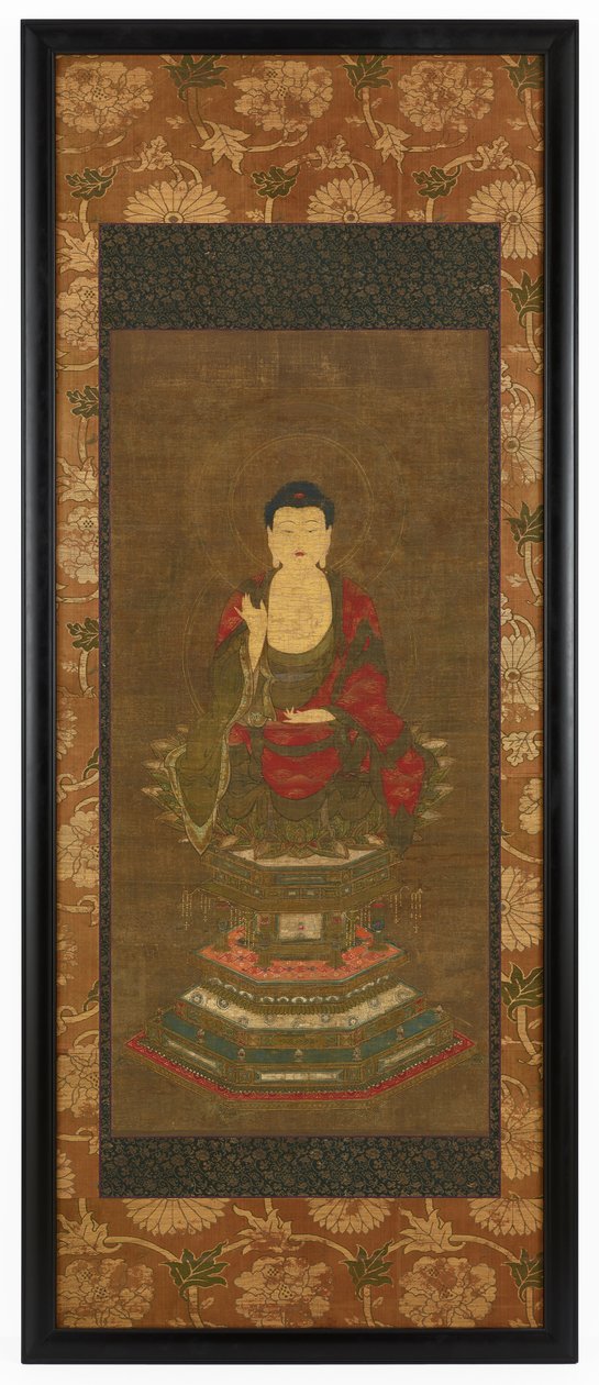 Shakyamuni predicando de Unbekannt