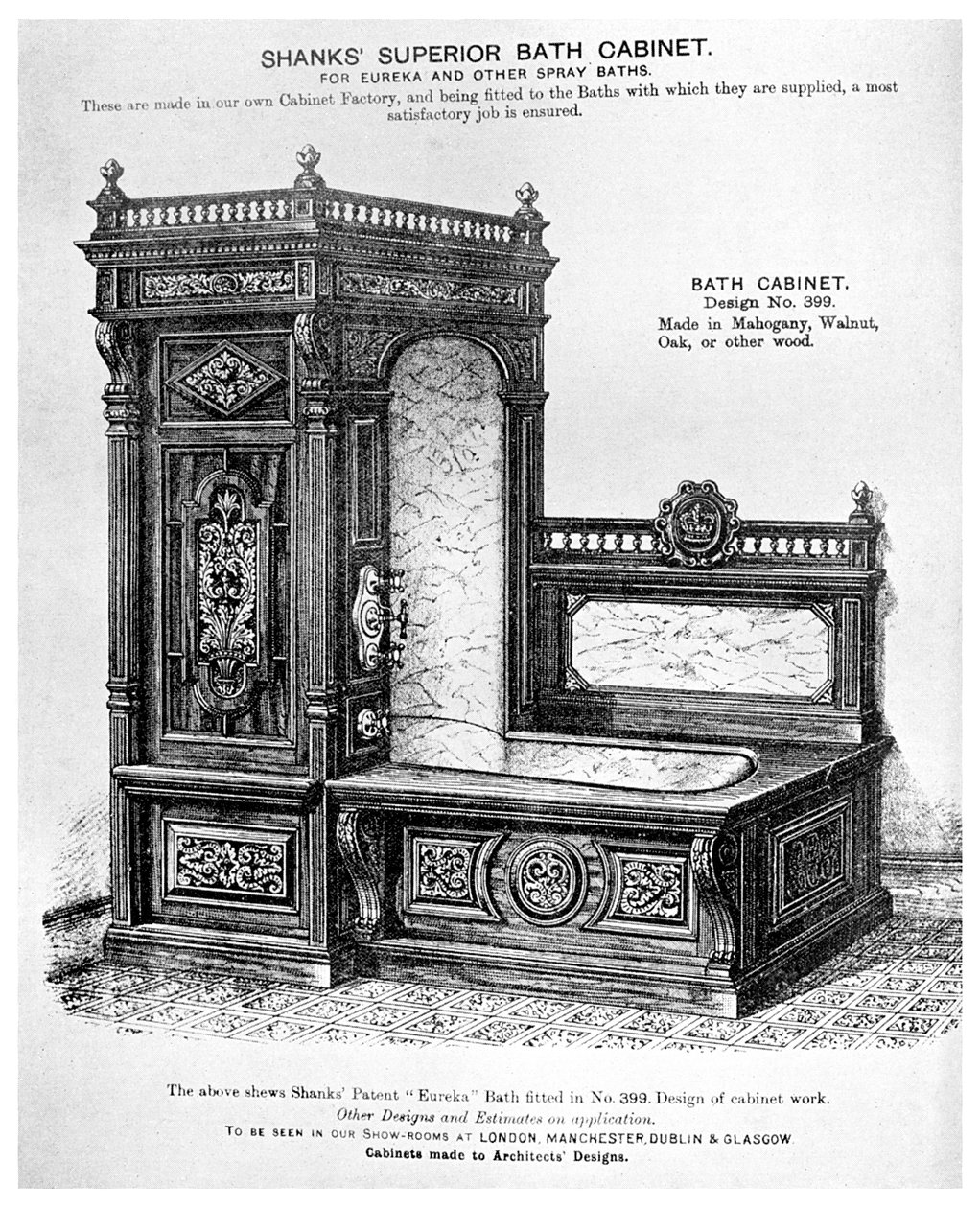 Shanks Superior Bath Cabinet, c. 1880 de Unbekannt