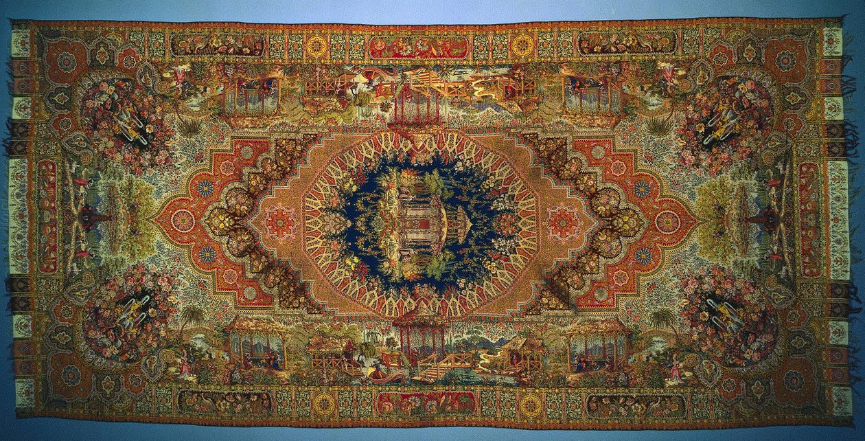 Chal con Escenas de Género, 1875-1899 de Unbekannt
