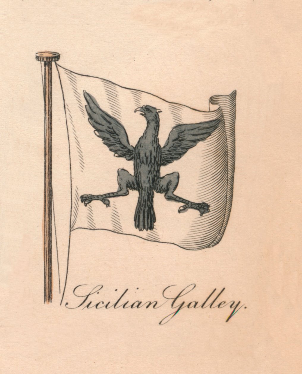 Galera siciliana, 1838 de Unbekannt