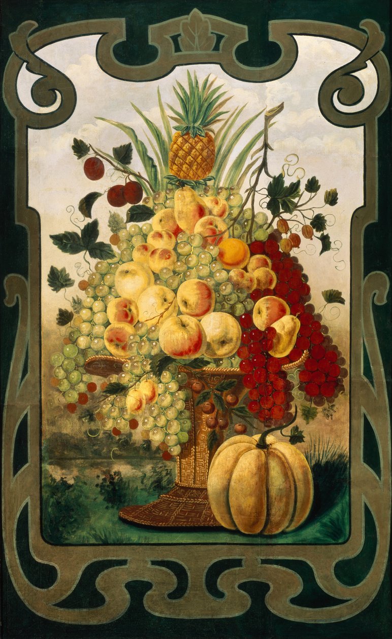Cartel para tienda de frutas, principios del siglo XX de Unbekannt