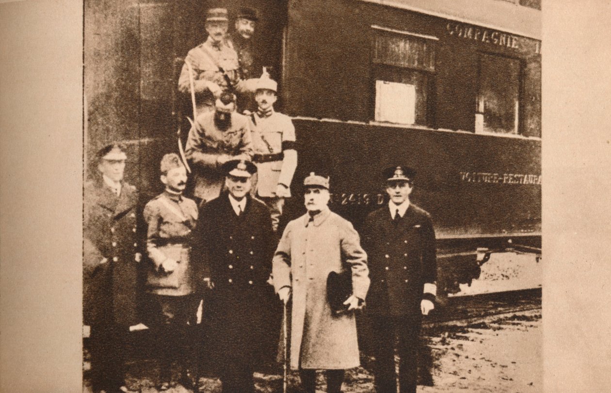 Firma del Armisticio para terminar la Primera Guerra Mundial, 11 de noviembre de 1918, 1935 de Unbekannt